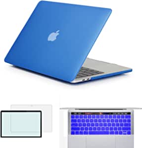 RYGOU Matte Plastic Hard Case with Keyboard Cover Screenguard Compatible MacBook Pro 13 Inch with Touch Bar Model:A1706 A1989