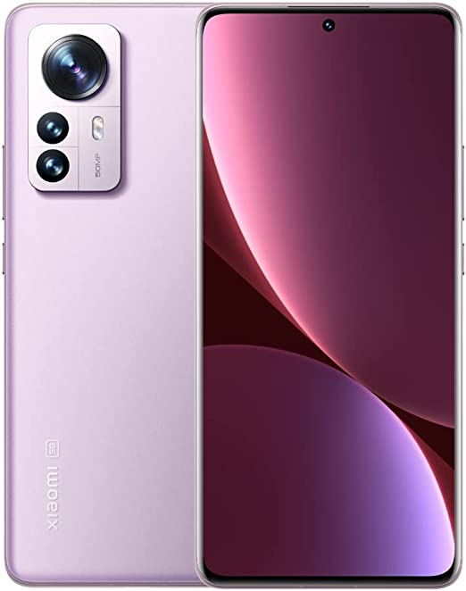 Xiaomi 12 Pro 5G (Purple 12GB RAM, 256 GB Storage) 120W Xiaomi HyperCharge| 120Hz, WQHD+ 6.73" AMOLED DotDisplay | 50mp Wide Angle Camera with Xioami ProFocus
