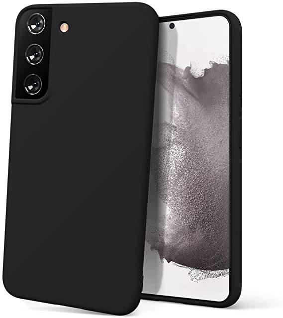 MOLANCANO Samsung Galaxy S22Plus Case, Soft TPU Phone Case, SF Coating, Wireless Charging, Shockproof Full-Body Protective Case Cover for Samsung Galaxy S22Plus (2022) (Black)