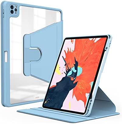 WIWU Waltz Rotative iPad Case For 12.9" Pro (2020-2021) - Light Blue
