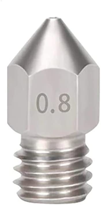 1 pcs 3D Printer Extruder Nozzles 0.8 mm Stainless Steel