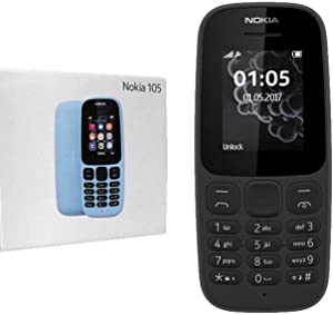 Nokia 105 Dual Sim, 4MB 2G Phone, Black