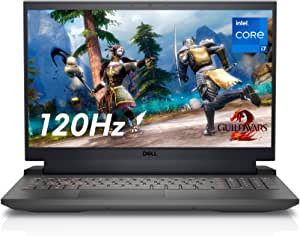 Dell G15 5520 15.6 Inch Gaming Laptop – 1080p FHD 120Hz Display, Core i7-12700H, 16GB DDR5 RAM, 512GB SSD, NVIDIA RTX 3060 6GB GDDR6, Intel Wi-Fi 6, USB C, with Webcam Windows 11 – Dark Shadow Grey