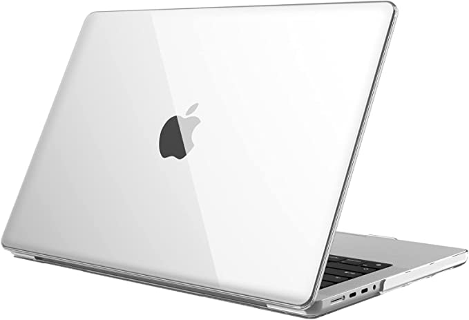 FINTIE Case Compatible with Macbook Pro 14-inch (2021 Release ) Model A2442 M1 Pro / M1 Max, Protective Snap-On Hard Shell Cover Fit 14" Retina Display, Crystal Clear