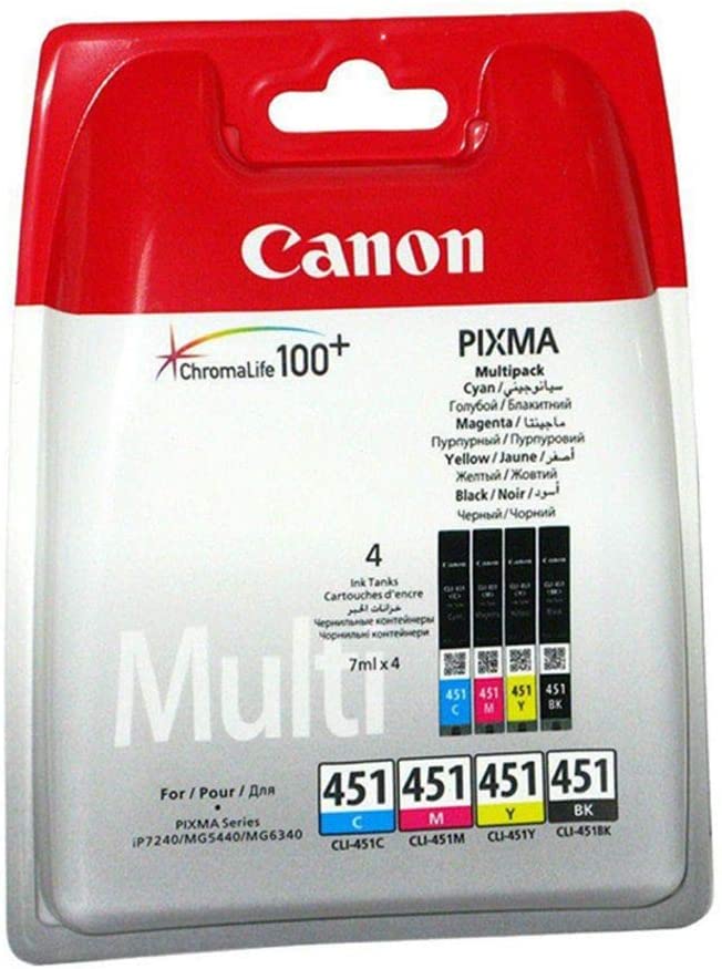 Canon Multipack Ink Cartridges (CLI-451)