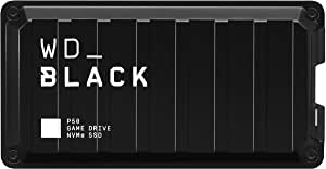 WD_BLACK 1TB P50 Game Drive SSD - up to 2000MB/s read speed, USB 3.2 Gen 2x2