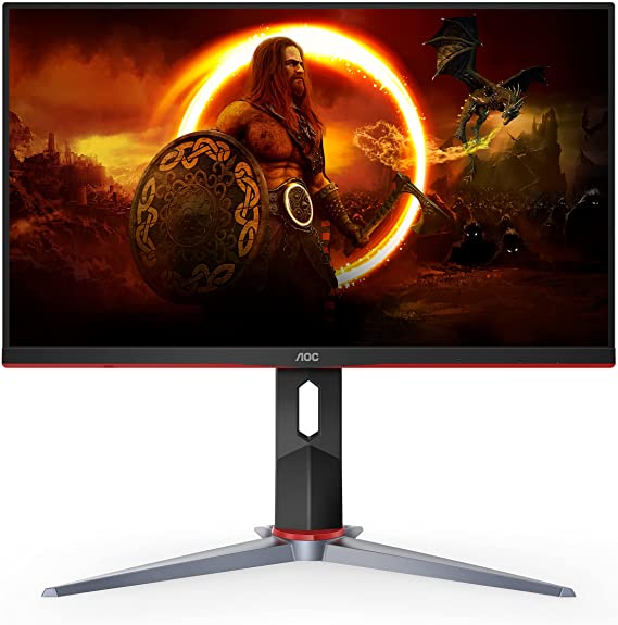 AOC Gaming Monitor 24in 144Hz 1MS IPS 1080P WLED Flat Freesync 2HDMI 1DP 250Nit Frameless