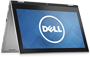 Dell 13.3" 2-in-1 Full HD Touchscreen Flagship Laptop, Intel Core i7-6500U Processor, 8GB RAM, 256GB SSD, Backlit Keyboard, 11-hour Battery Life, Windows 10