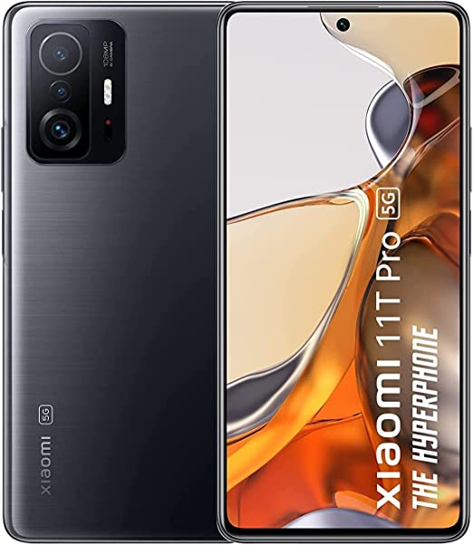 Xiaomi 11T Pro 5G Hyperphone(Meteorite Black,12GB RAM,256GB Storage)|SD 888 5G|120W HyperCharge|6 Months Free Screen Replacement for Prime|Additional Exchange Offer|Get 3 Months YouTube Premium Free!
