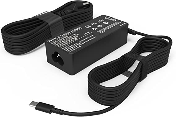 65W USB Type C Charger for Dell Latitude 7410 7420 5520 5420 5320 7320 7520 7310 7430 5430 9430 for Dell Chromebook 3100 3380 XPS Series LA65NM190 HA65NM190 LA65NM170 HA65NM170 AC Power Adapter