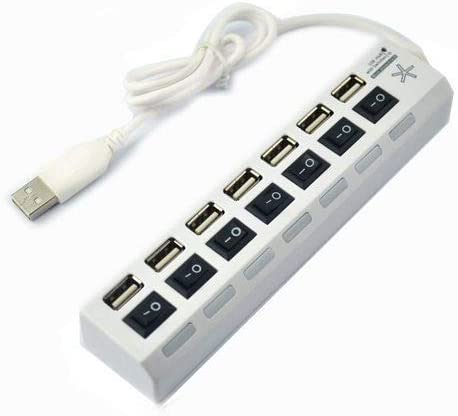 7-in-1 Usb2.0 7-port Hub With Switchyuturoaa64193