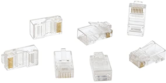 CAT6 Modular RJ45 Connectors (Pack of 100)