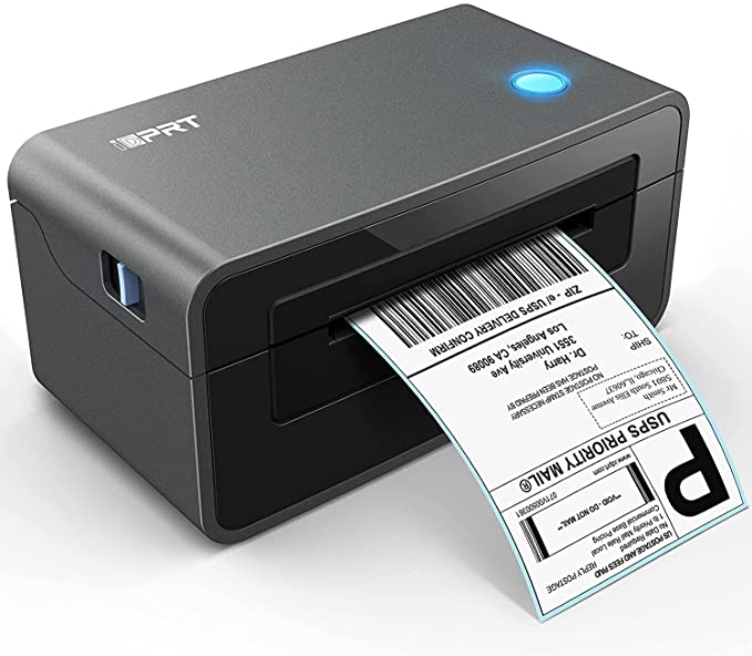 Thermal Printer - iDPRT Label Printer for Shipping Package, 150mm/s Shipping Label Printer, Support Windows, Mac & Linux, Thermal Label Printer Compatible with Shopify, Ebay, Amazon, PayPal, UPS.