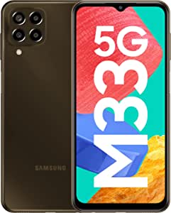 Samsung Galaxy M33 5G (Emerald Brown, 8GB, 128GB Storage) | Travel Adapter to be Purchased Separately