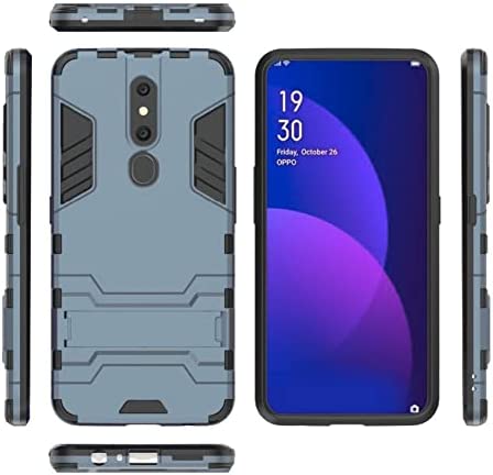 For Oppo F11 Pro, Iron Man Kickstand Original Case from CompuMisr - Navy Blue