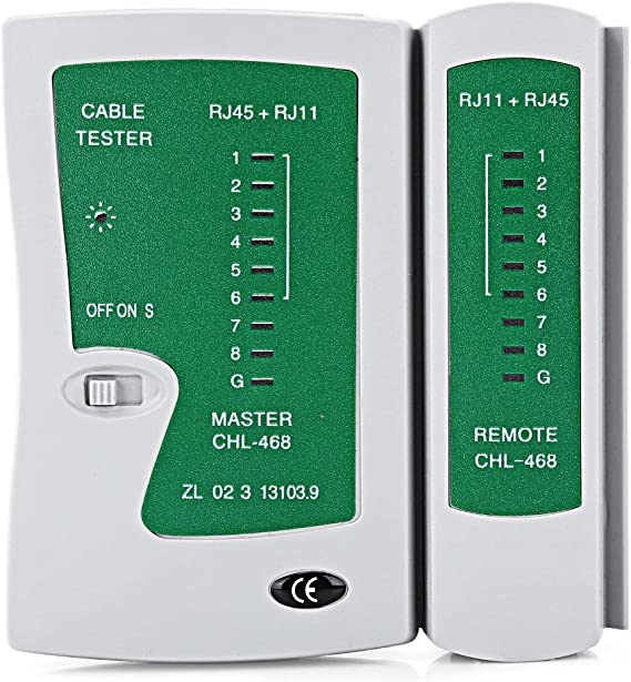 RJ45 CAT5e CAT6e RJ11 RJ12 Ethernet Network LAN Wire Cable Testing Tool