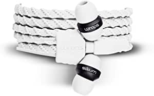 Wraps Wearable Braided Wristband Headphone Earbuds, Talk Flint (WRAPSCSIL-V15M)