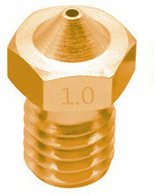 3D Printer V6 M6 Threaded E3D Brass Nozzle 1.0 mm