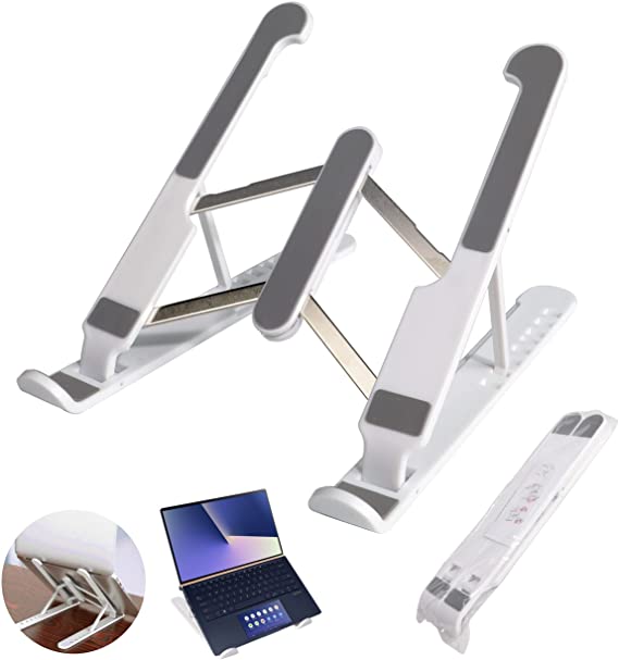 Adjustable Laptop Stand Desk – Laptop Riser Stand – Heat Dissipation Design – Foldable Laptop Stand For Easy Portability – Ergonomic Design With Non-Slip Pads – Wide Compatibility