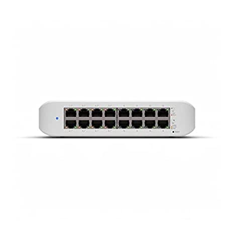 Ubiquiti UniFi Switch Lite 16 PoE | 16-Port Gigabit Switch with 8 PoE+ 802.3at Ports (USW-Lite-16-PoE)