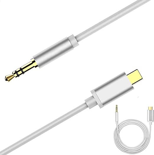 Aux Cord Adapter for Car Extension | USB C to 3.5mm Audio Cable, Type-C to 3.5mm AUX Male Jack Headphones Adapter for Samsung Galaxy S20 ultra/S20+/S20/S10+/S9+/Note 10+/10 More (3FT Lenth)