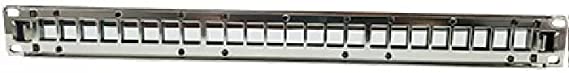 Prolink Patch Panel 1U, 24 Port FTP With Wire Management, Unloaded