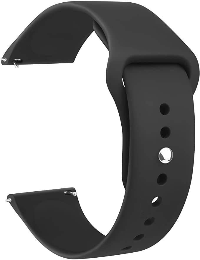 YILED Silicone Watch Bands 22mm Quick Release Soft Rubber Watch Straps for Men Women
