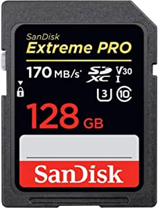 128GB Extreme PRO SDXC UHS-I Card - C10, U3, V30, 4K UHD, SD Card - SDSDXXY-128G-GN4IN