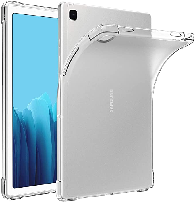 DWaybox for Samsung Galaxy Tab A7 Case 10.4 inch 2020 Released T500 T505, Translucent Matte Anti-Scratch Soft TPU Ultra-Thin Protective Back Cover for Galaxy Tab A7 Tablet Case -Clear