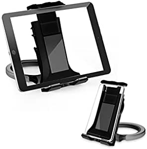 Adjustable Tablet Wall Mount, Kitchen Tablet Stand Holder For Desk Mobile Phone Stand For ipad，Black