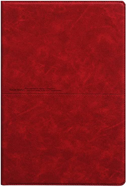 For Lenovo Tab M10 TB-X505X (10.1 inches) Rich Boss Leather Book Cover 360 Degree Protection - Red
