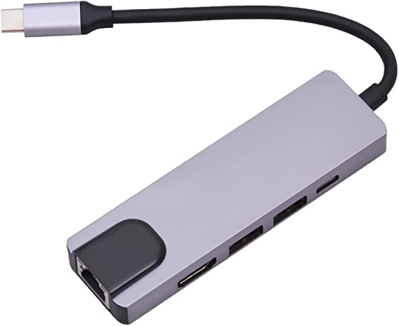 Type C Hub 5 in 1 HDTV/USB 3.0 * 2 / Type C/LAN