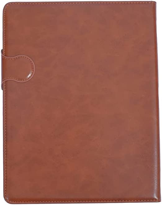 Flip PU Leather Case Compatible with iPad 234 Snap On - Brown