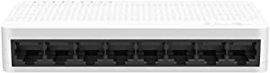 Tenda 8 Port Fast Ethernet Switch（S108）| Desktop Ethernet Splitter | Ethernet Hub | Plug and Play | Fanless & Quiet | Unmanaged