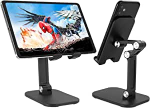 Tenney Adjustable Height Angle Stand Compatible with iPad, Pro 12.9, iPhone, Tablet