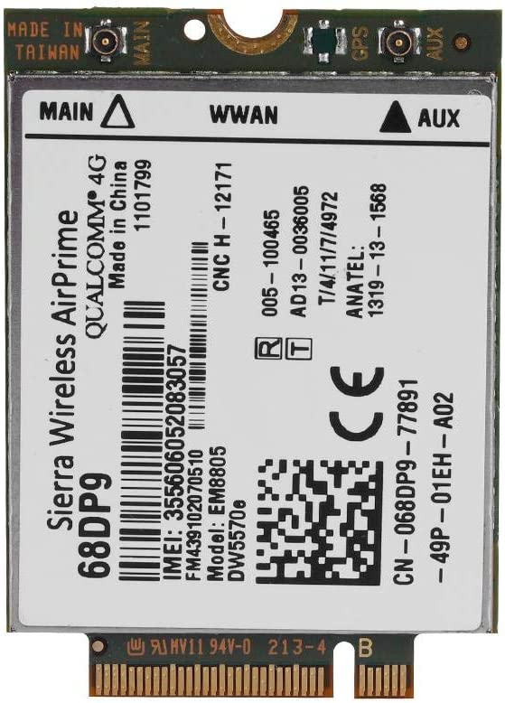 Vbestlife NGFF/M.2 Network Card Module EM8805 3G 4G WWAN Card for Dell Venue 8/for Venue 11 Pro/for Dell 7404 Rugged Extreme/for Dell Latitude E7250