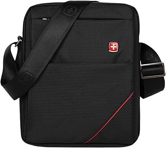 Swissgear Waterproof Bag for 11 inch Apple iPad / Microsoft Surface Pro Go / Samsung Galaxy Tab s / Huawei Tablets Swiss Gear 11 inch Bag - Black