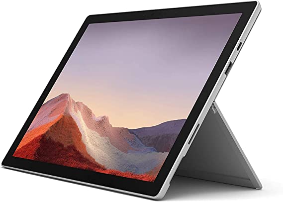 Microsoft Surface Pro 7 Quad-Core i5-1035G4 256GB 8GB RAM Wi-Fi Windows 10 Pro (Platinum, Newest Version)