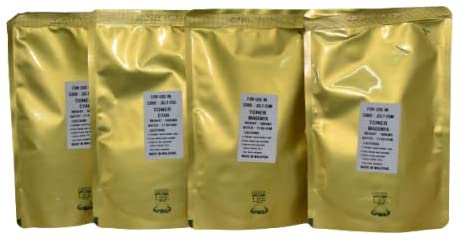 Ricoh Color Malaysian Inks 160g Set (4 Bags) 4 Color - Type 27