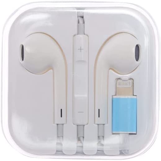Lightning Bluetooth Wired Earbuds - White