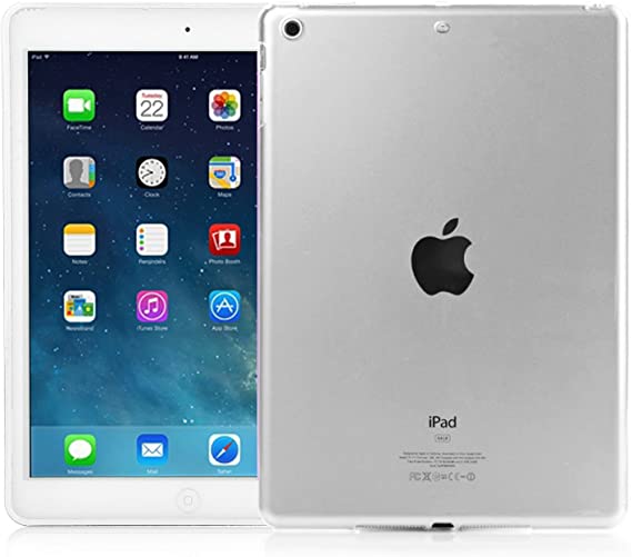 Okuli Transparent Protective Slim Silicone Cover Case For Apple iPad Pro (12.9) 2015-2017 in Clear