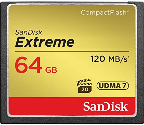 Sandisk Extreme 64 GB UDMA 7 Compact Flash Card - SDCFXS-064G-G46