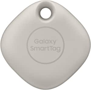 Samsung Galaxy SmartTag Bluetooth Tracker & Item Locator for Keys, Wallets, Luggage and More (1 Pack), Oatmeal (US Version)