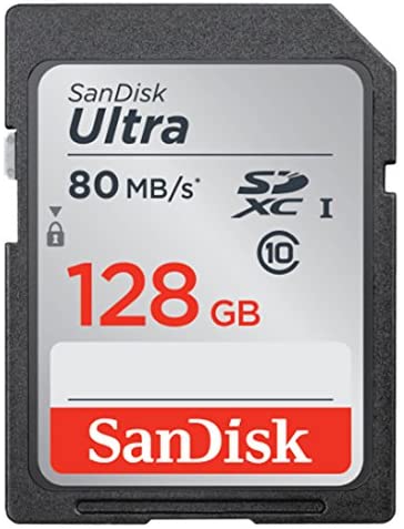 Sandisk Ultra SDXC 128GB 80MBS C10 Flash Memory Card (SDSDUNC-128G-AN6IN)
