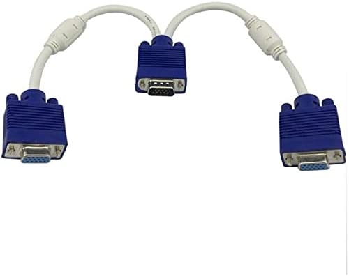 Split VGA Cable to 2 VGA by 2B, White, CV-73-3