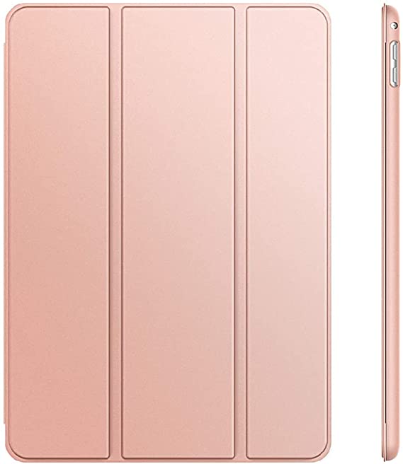 Smart Case For Apple iPad Pro 12.9 - Model (2015-2017) (1st - 2nd Generation) Auto (Sleep and Wake) - Rose Gold