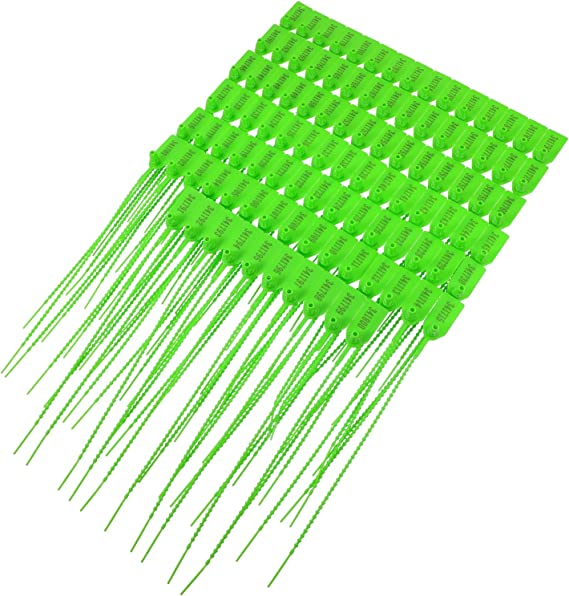 Self Locking Zip Tie Tags: 100pcs Tamper Self- Locking Cord Marker Ethernet Cable Labels Price Tags for Wire Marking Organizing