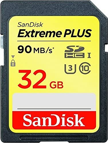 Sandisk Extreme Plus SDHC 32GB C10 Flash Memory Card (SDSDXSF-032G-ANCIN)