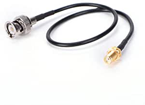 OHM - BNC male To SMA female cable RG58 50ohm 12 Meter length