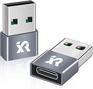 USB C Female to USB Male Adapter 2Pack, Type C to USB A Adapter Converter Charger Plug Power Charging Cable Socket for iPhone 13 12 Pro Max/Mini/11/10/XR/X/XS/SE 2020,Samsung S21/S20 21 20 A32 A52